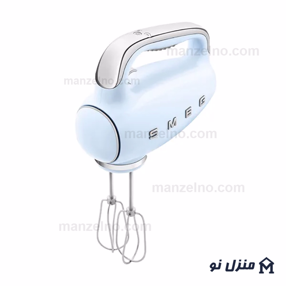  محصول 4 تصویر شماره همزن دستی اسمگ رنگ آبی پاستیلی مدل HMF01PB 