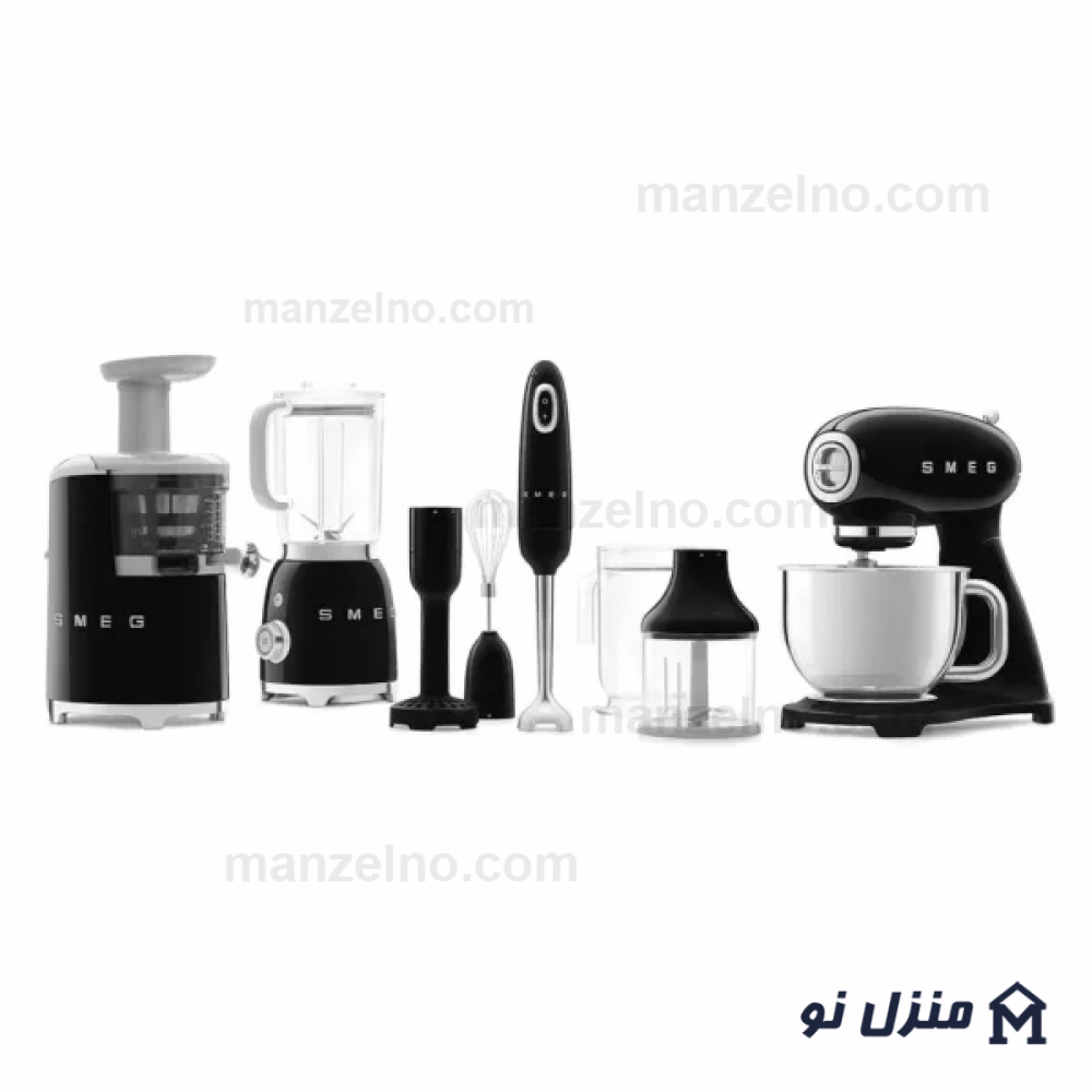  محصول 6 تصویر شماره همزن اسمگ تمام رنگ مشکی مدل SMF03BL 