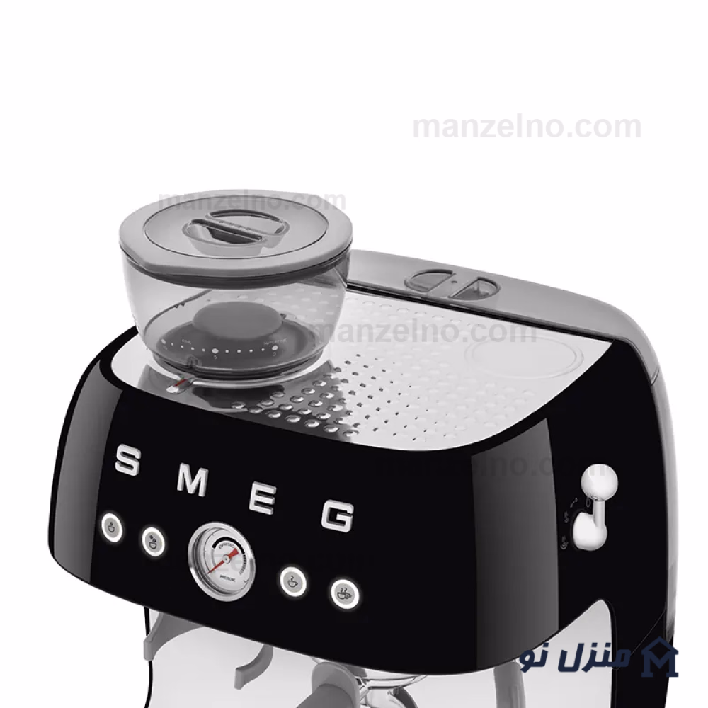  محصول 2 تصویر شماره اسپرسوساز آسیابدار اسمگ رنگ مشکی مدل EGF03BL 
