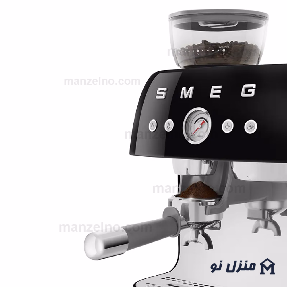  محصول 3 تصویر شماره اسپرسوساز آسیابدار اسمگ رنگ مشکی مدل EGF03BL 