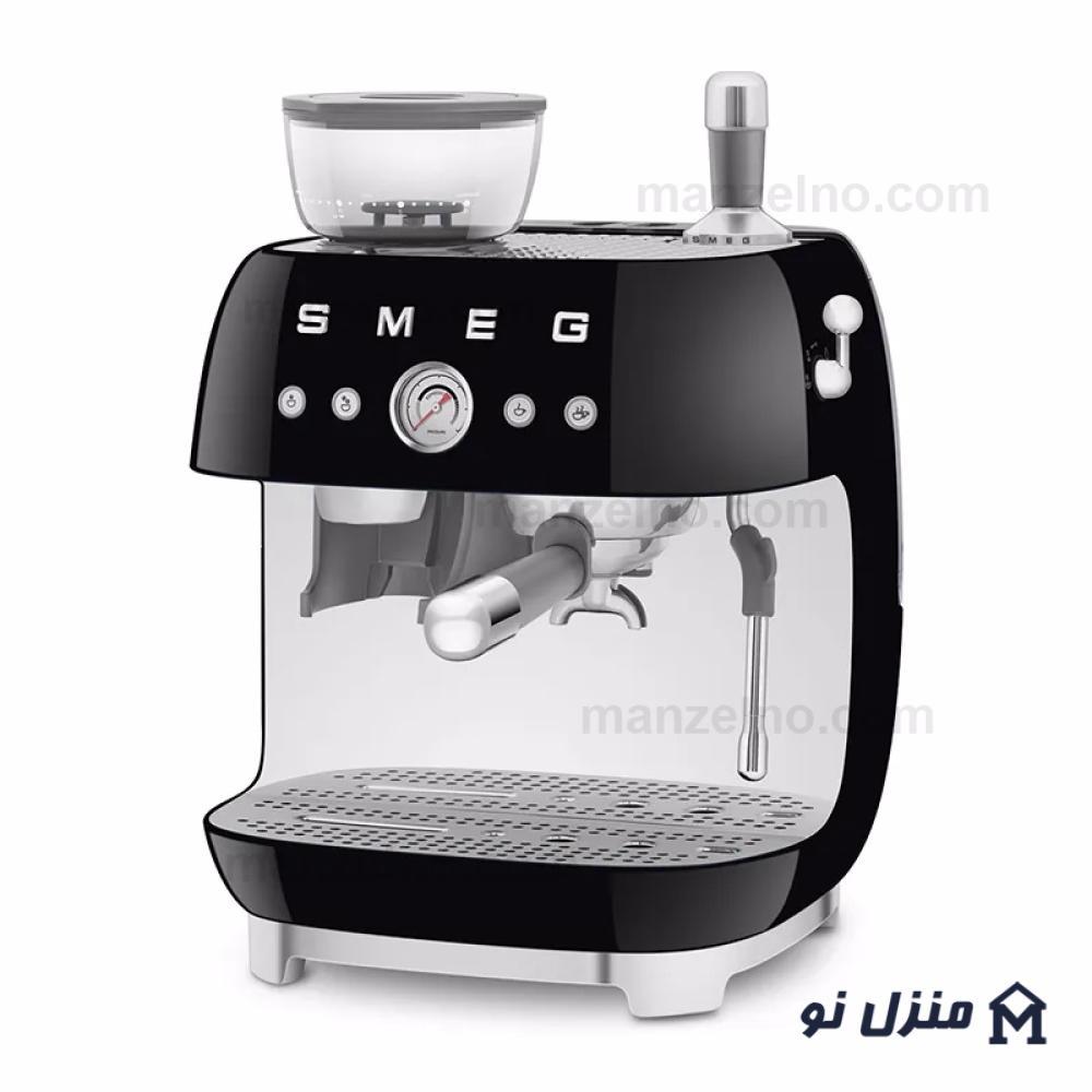  محصول 1 تصویر شماره اسپرسوساز آسیابدار اسمگ رنگ مشکی مدل EGF03BL 