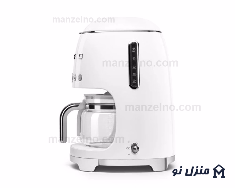  محصول 2 تصویر شماره قهوه ساز سفید اسمگ مدل DCF02WH 