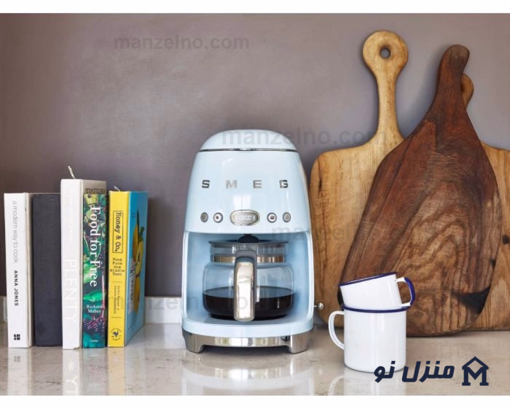  محصول 6 تصویر شماره قهوه ساز فرانسه رنگ آبی پاستیلی اسمگ مدل DCF02PB 