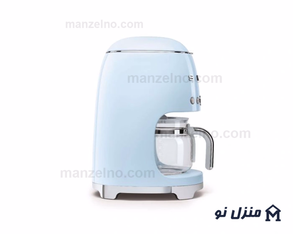  محصول 2 تصویر شماره قهوه ساز فرانسه رنگ آبی پاستیلی اسمگ مدل DCF02PB 