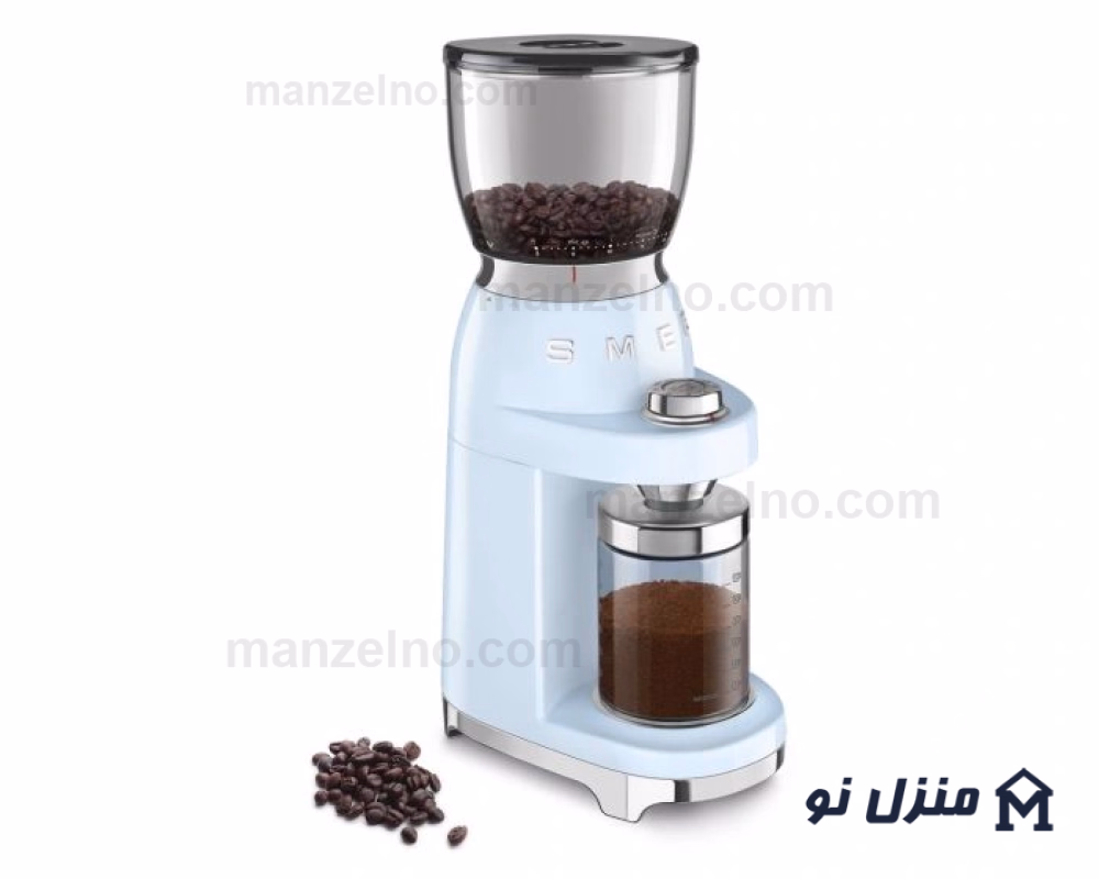  محصول 3 تصویر شماره آسیاب قهوه آبی پاستیلی اسمگ مدل CGF01PB 