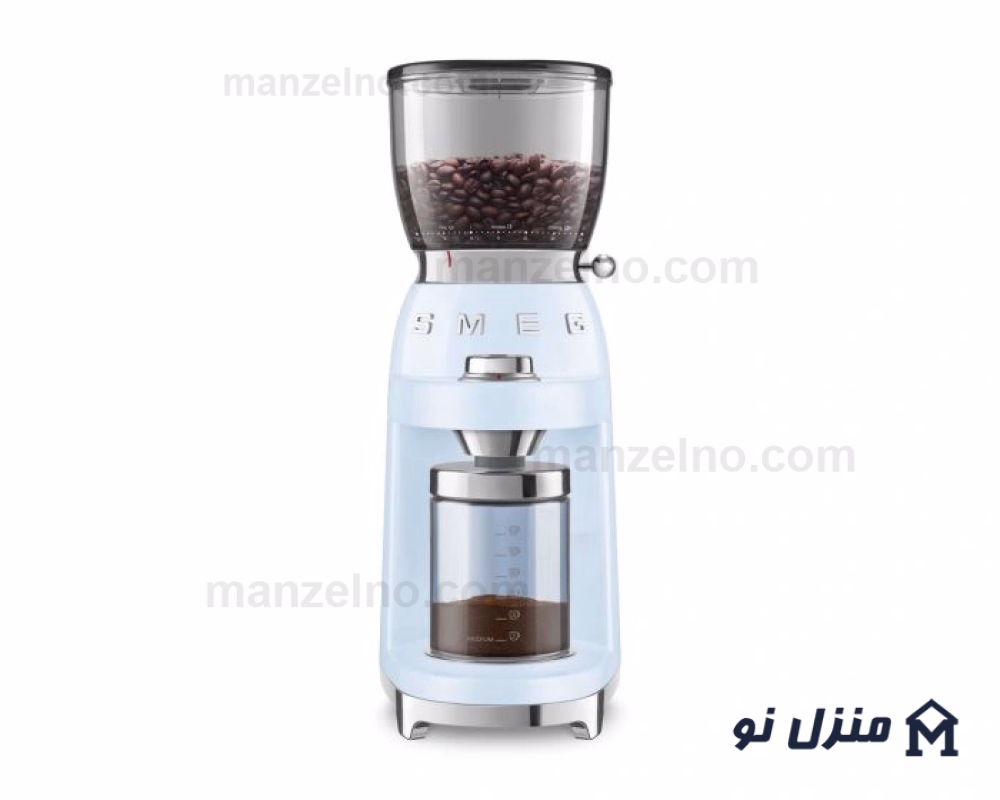  محصول 4 تصویر شماره آسیاب قهوه آبی پاستیلی اسمگ مدل CGF01PB 