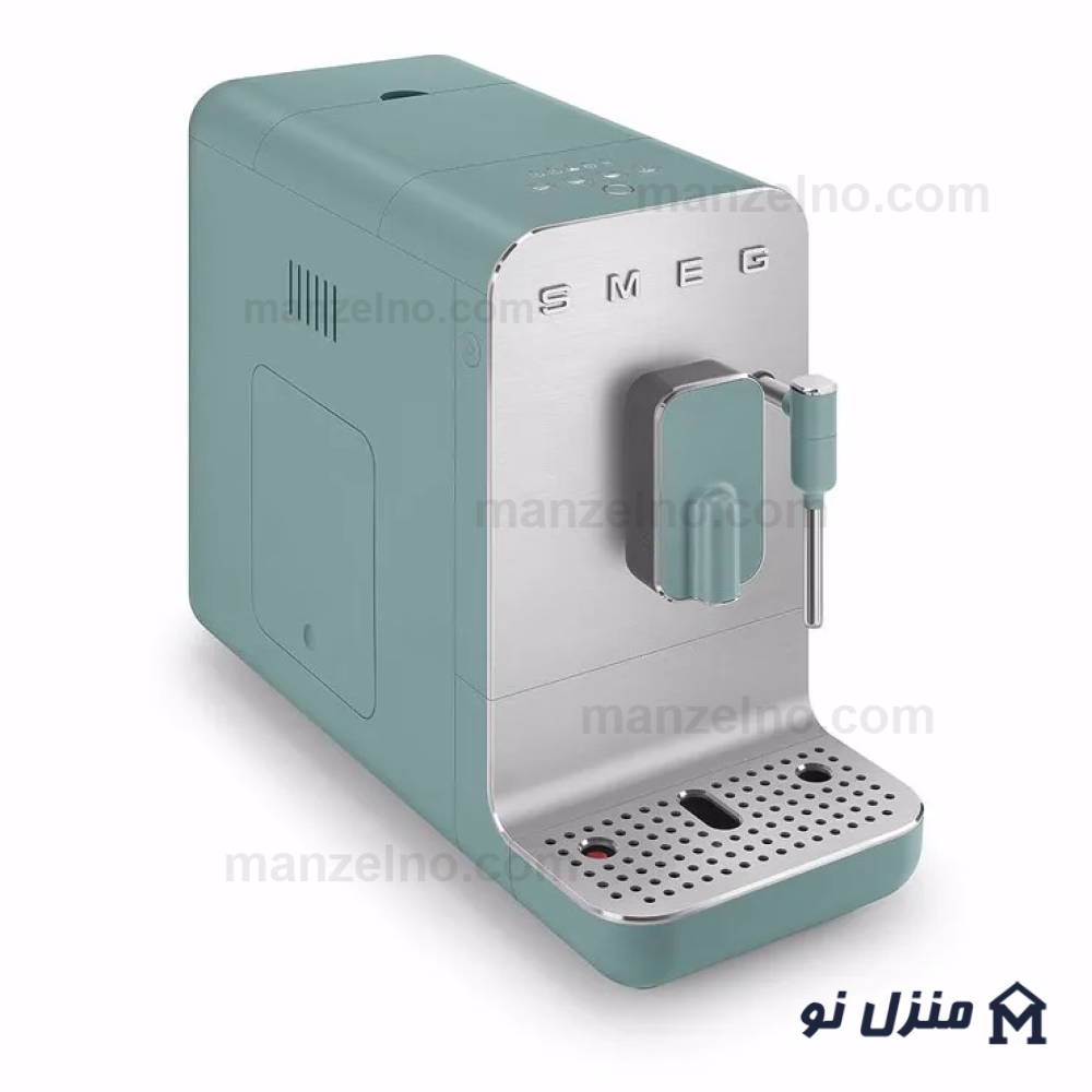  محصول 3 تصویر شماره اسپرسوساز اتوماتیک اسمگ رنگ سبز مات با نازل بخار مدل BCC12EGM 