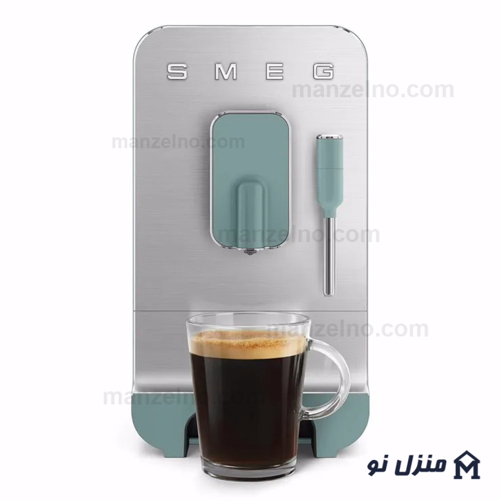  محصول 10 تصویر شماره اسپرسوساز اتوماتیک اسمگ رنگ سبز مات با نازل بخار مدل BCC12EGM 