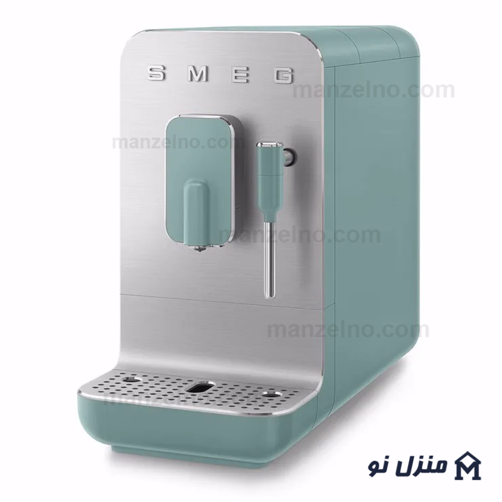  محصول 1 تصویر شماره اسپرسوساز اتوماتیک اسمگ رنگ سبز مات با نازل بخار مدل BCC12EGM 