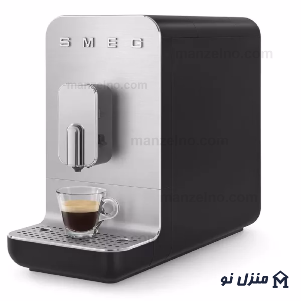  محصول 3 تصویر شماره اسپرسوساز اتوماتیک اسمگ رنگ مشکی مات با مخزن شیر مدل BCC13 