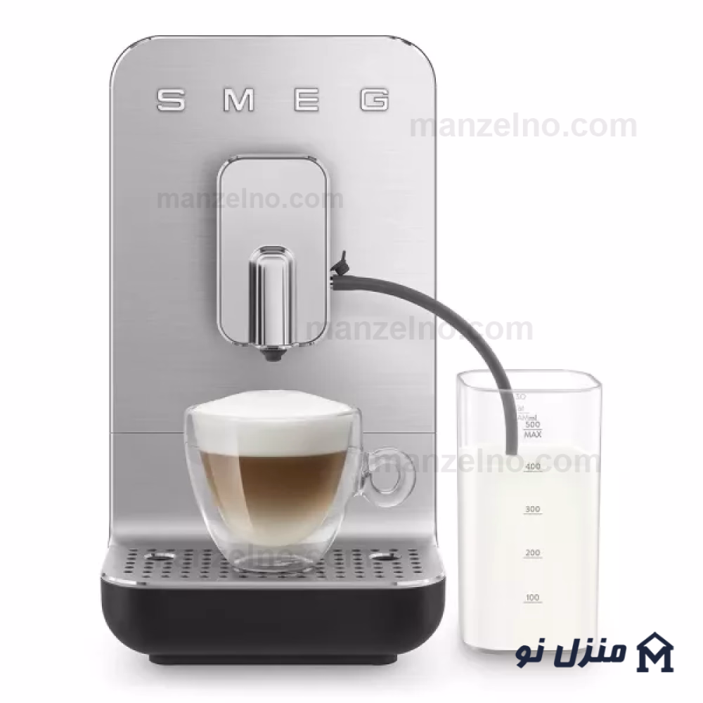  محصول 6 تصویر شماره اسپرسوساز اتوماتیک اسمگ رنگ مشکی مات با مخزن شیر مدل BCC13 