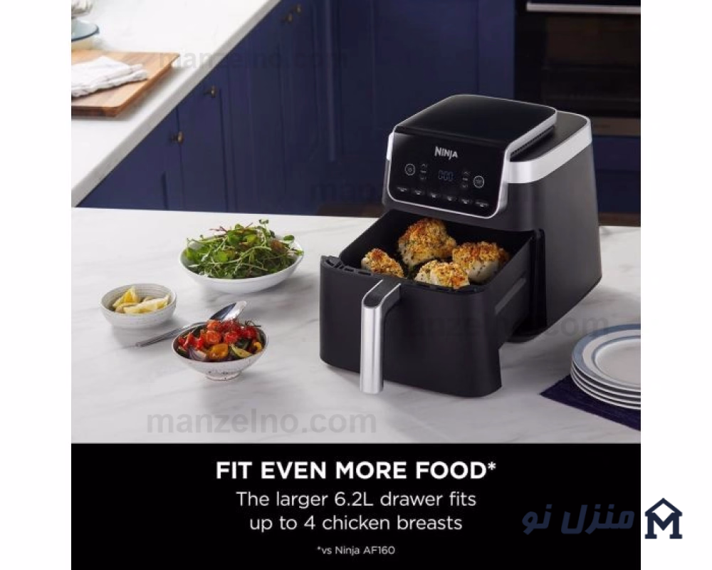  محصول 2 تصویر شماره سرخ کن بدون روغن نینجا مدل AF180 