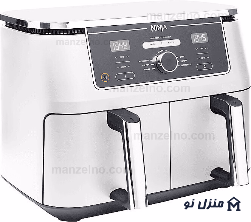  محصول 2 تصویر شماره سرخ کن بدون روغن دوقلو  نینجا مدل AF400 