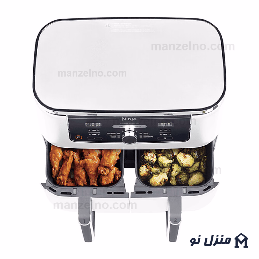 محصول 6 تصویر شماره سرخ کن بدون روغن دوقلو  نینجا مدل AF400 