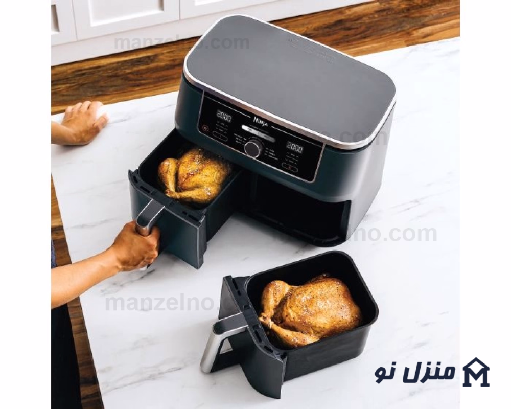  محصول 9 تصویر شماره سرخ کن بدون روغن دوقلو  نینجا مدل AF400 