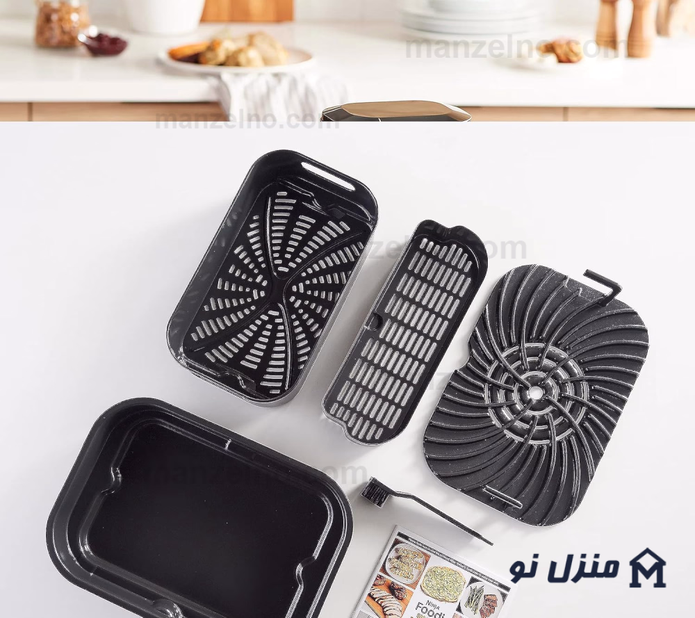  محصول 3 تصویر شماره سرخ کن و گریل نینجا مدل AG551 حرفه ای چندکاره 