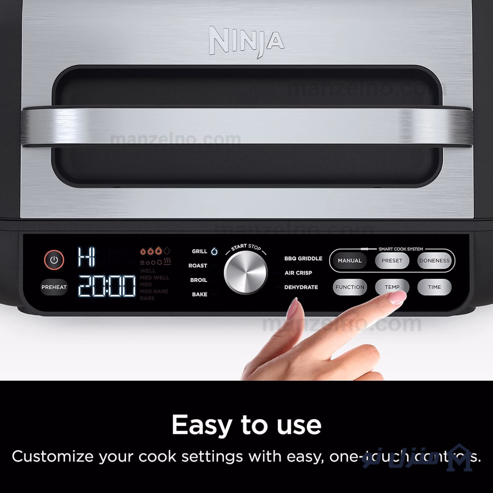  محصول 2 تصویر شماره سرخ کن و گریل نینجا مدل NINJA AG651 