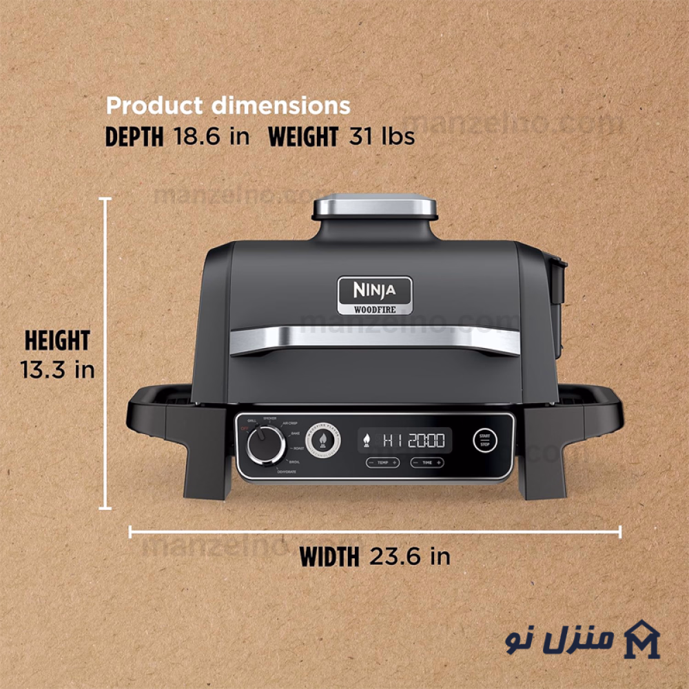  محصول 7 تصویر شماره سرخ کن و گریل نینجا مدل Ninja OG701 